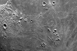 Craters on the moon 