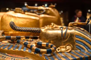 King Tut funerary mask