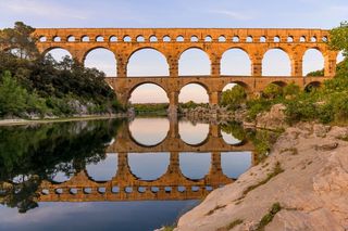 Ancient Ancient Roman aqueduct