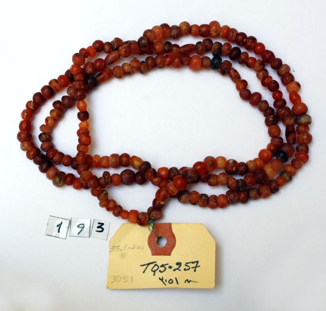 string of agate beads string of agate beads