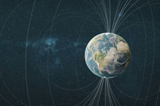 Illustration of Earth's magnetic field