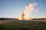 Old Faithful at Yellowstone National Park 