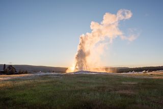 Old Faithful at Yellowstone National Park