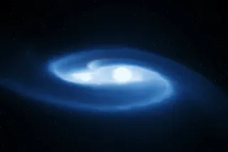 Swirling neutron stars colliding 