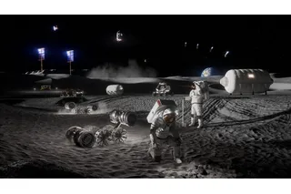 habitats, rovers, power systems, and cargo operations on the moon