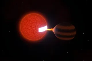 brown dwarf being eaten