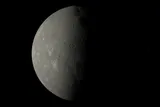 Mercury half shaded in darkness 
