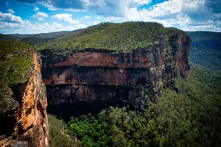 view of the Blue Mountains in New South Wales