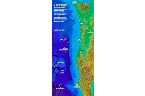Cascadia Fault Infograph - Chris Goldfinger