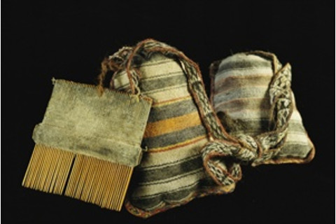 Comb and Bag Artifcats - National Geographic Creative