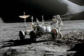 Astronaut and Rover - NASA