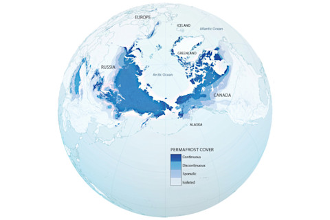 Permafrost Map - NASA