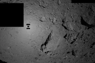 After the two successful touchdown rehearsals and data collected with landers and rovers, scientists know just how difficult it will be to touchdown successfully on Ryugu's surface. (Image Credit: JAXA)