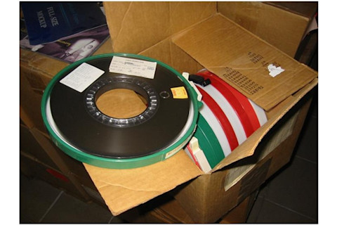 Much of the Pioneer data were stored on 7- and 9-track magnetic tapes. (Credit: NASA/JPL)