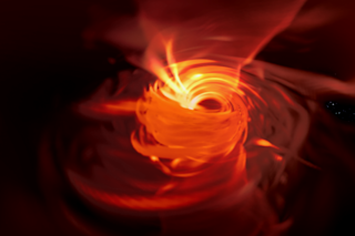virtual reality inside a black hole