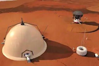 Mars research dome