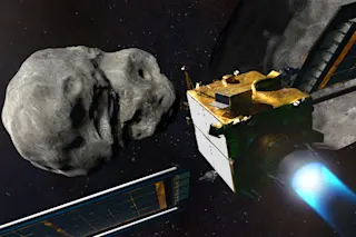 In 2022, the DART mission will practice deflecting an asteroid by crashing into it. But for now, there are no known asteroids that actually need deflection. (Credit: NASA/JHU-APL)