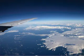 DC-8 over Antarctica - Harbeck 