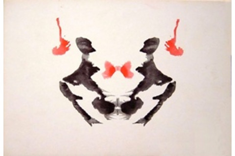 classic Rorschach inkblots