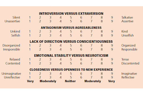 introversion vs extroversion chart