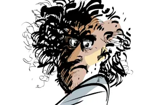 Mad scientist illustration