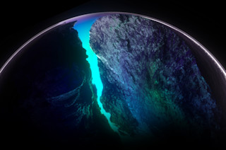 The Mariana Trench and its depth in the ocean. 