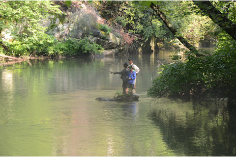 Three Guys Troutfishing